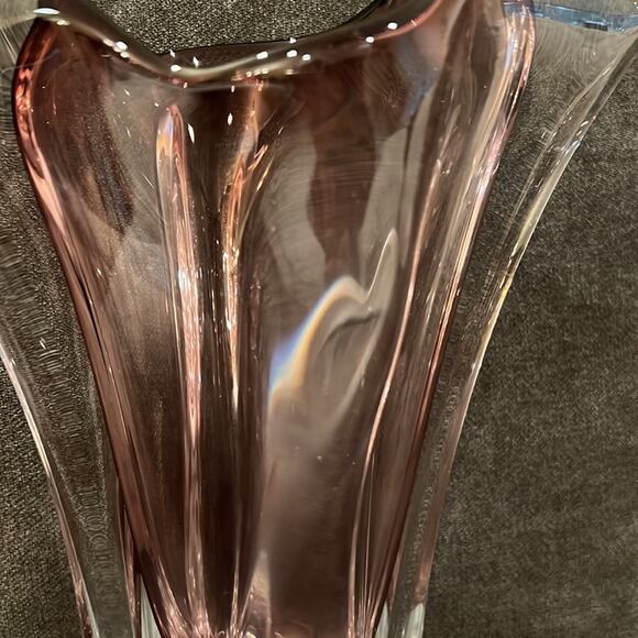 Josef Hospodka Bohemian Crystal Vase - Picture 4 of 8